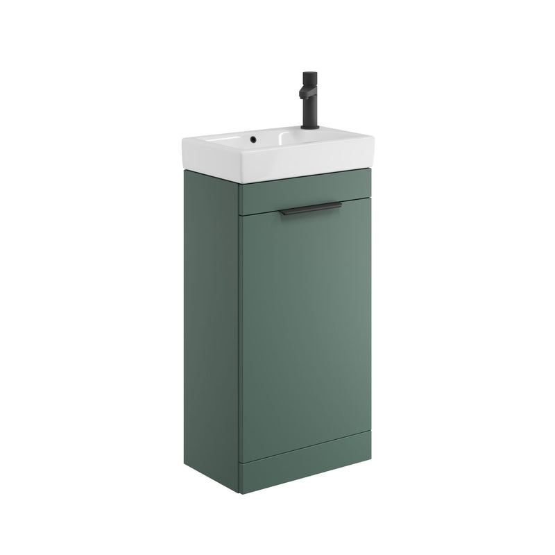 Esme 450mm Reed Green Cloakroom Vanity Unit