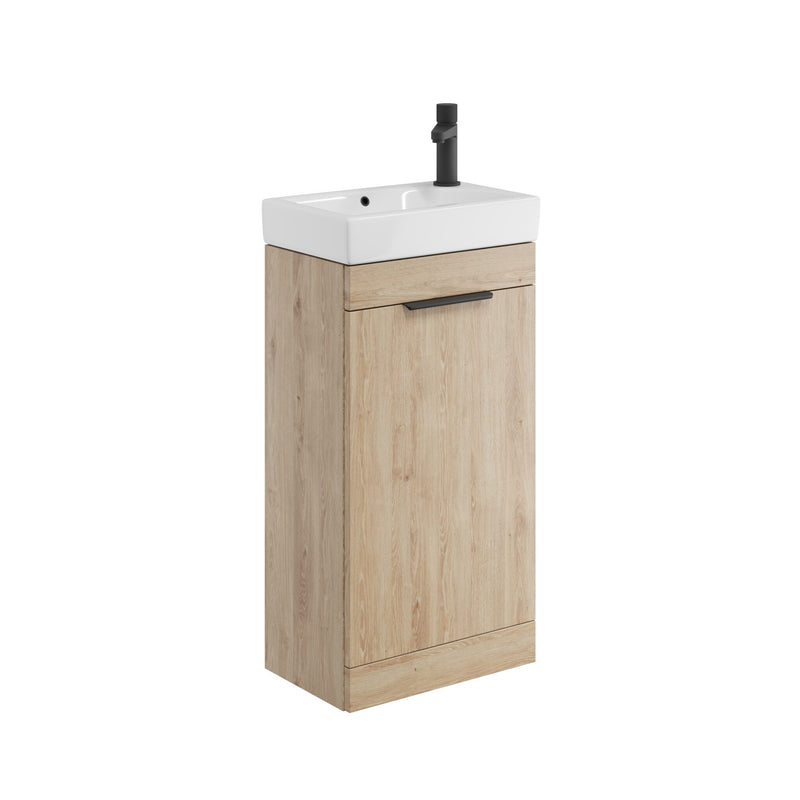 Esme 450mm Davos Oak Cloakroom Vanity Unit