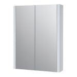City 800mm White Gloss Mirror Cabinet