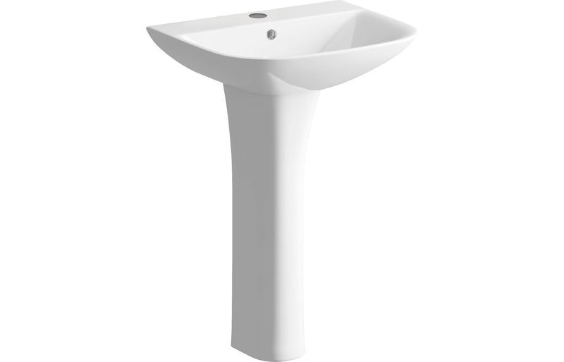 Askham 560mm Basin and Full Pedestal