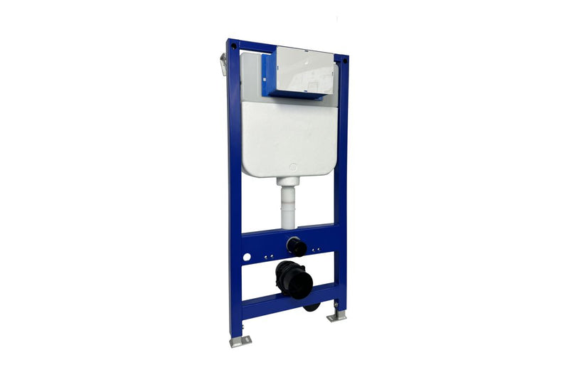 Wall Hung WC Frame Including Cistern Choice of Round Flush-plate