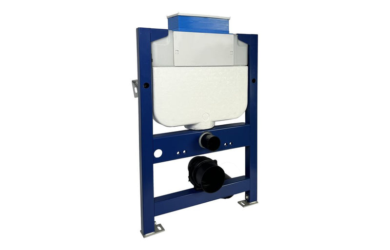 Low Height WC Frame Including Cistern choice of Round  Flush-plate