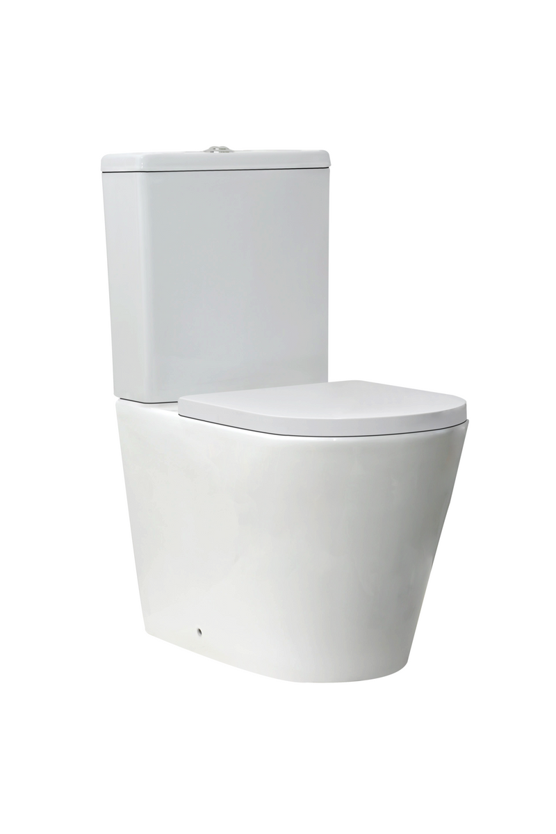 Linea Rimless Closed Back Pan Including Cistern & Soft Close Seat