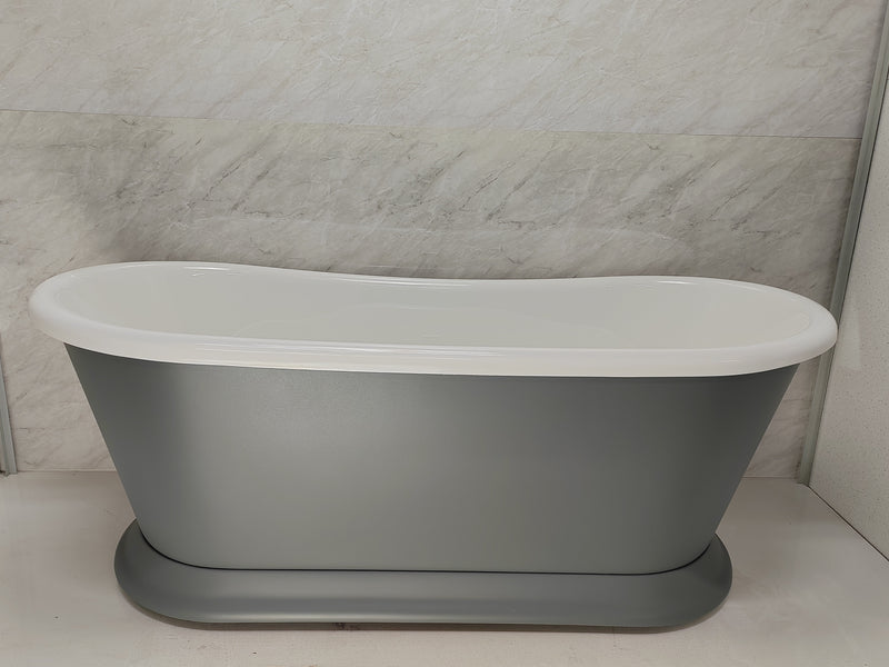 Audrey Freestanding Boat Bath - 1700mm & 1580mm - White or Painted Finish