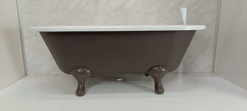 Hyde 1700mm Traditional Roll Top Freestanding Back-To-Wall Bath
