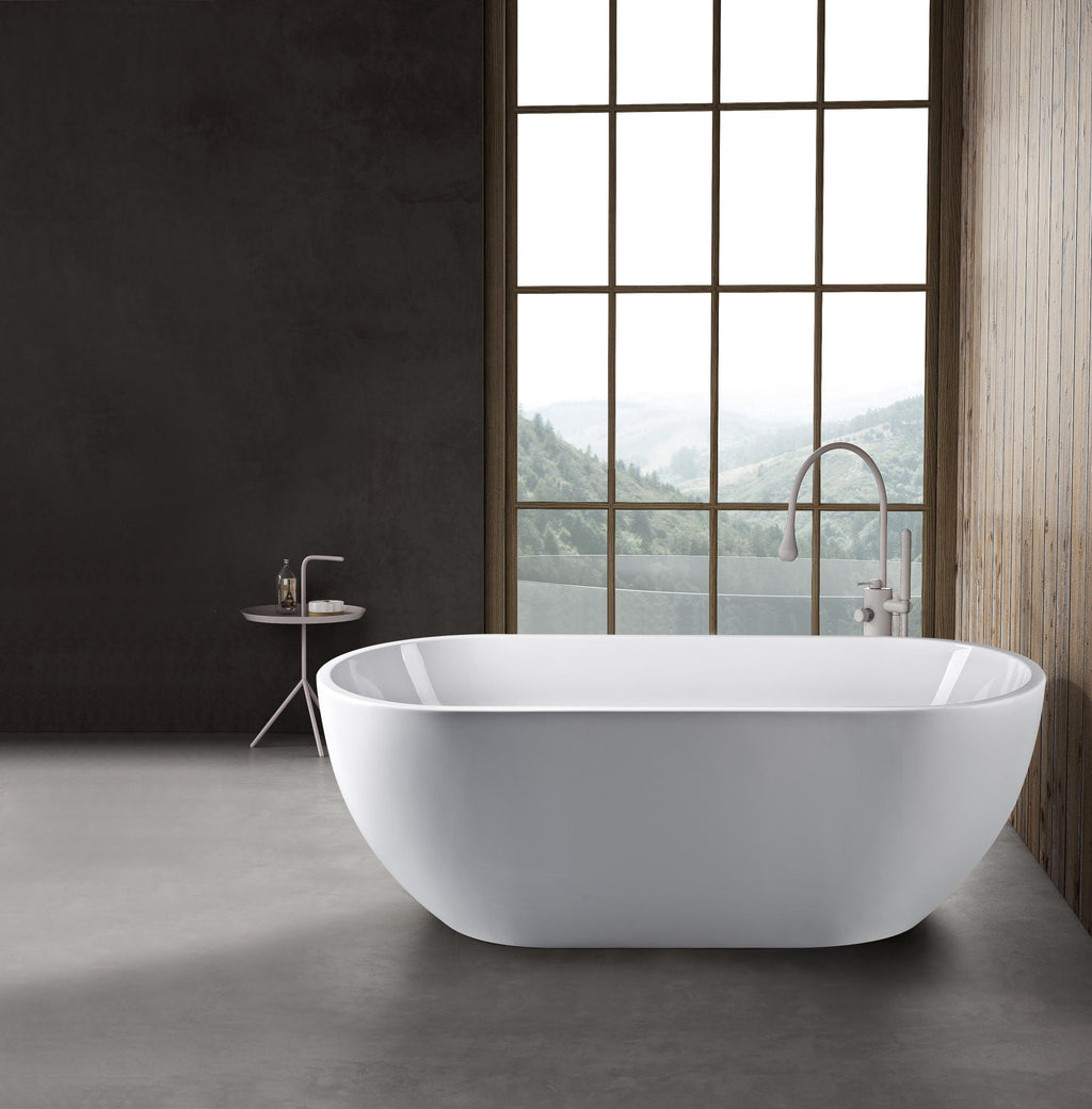 Belgravia Freestanding Bath 1600 x 750mm White or Painted Option