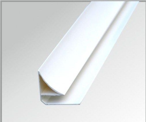 PVC Ceiling Panel Scotia Trim in White or Silver - Leeds Clearance Bathrooms
