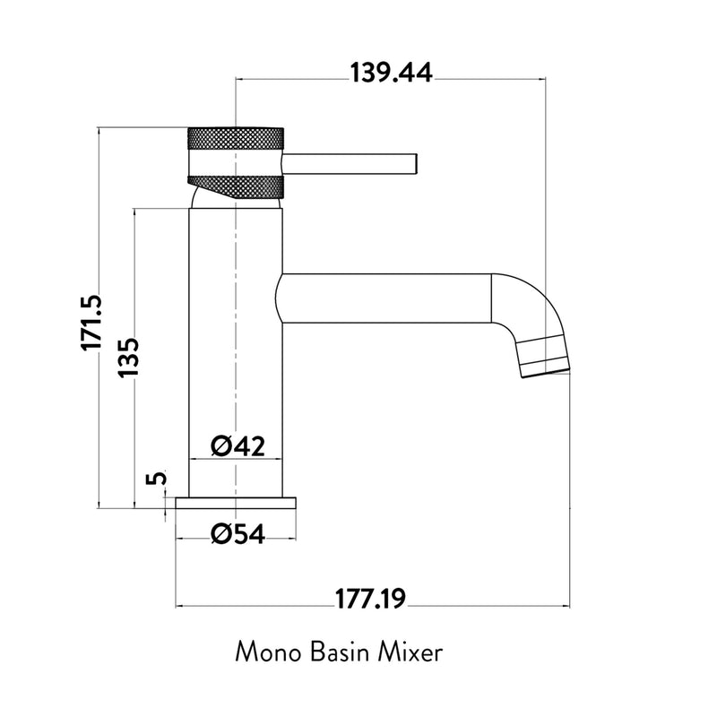 Core Mono Basin Mixer Chrome