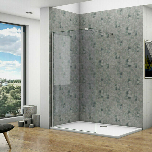 Lana 1400mm Wetroom Screen 10mm Glass Easy Clean