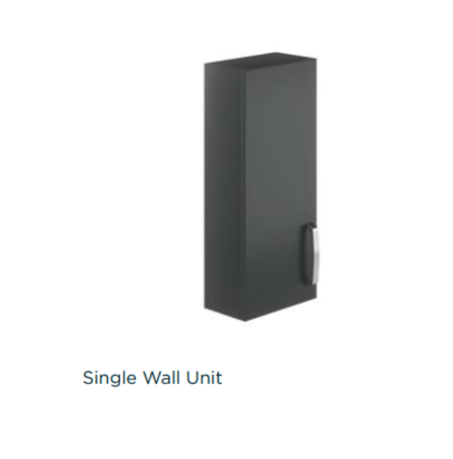 Avalon Supermatt Graphite 300mm Wall Unit