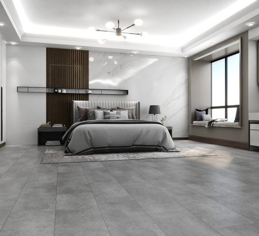 Concrete Slate Luxury Vinyl Tile Flooring 2.88 Square Metre