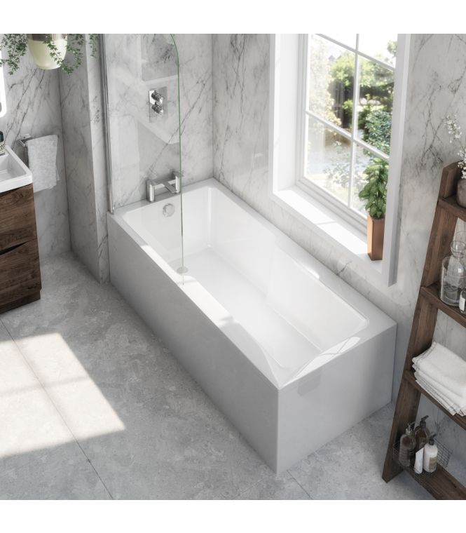 Evolve 1700 x 750 Single Ended Shower Bath