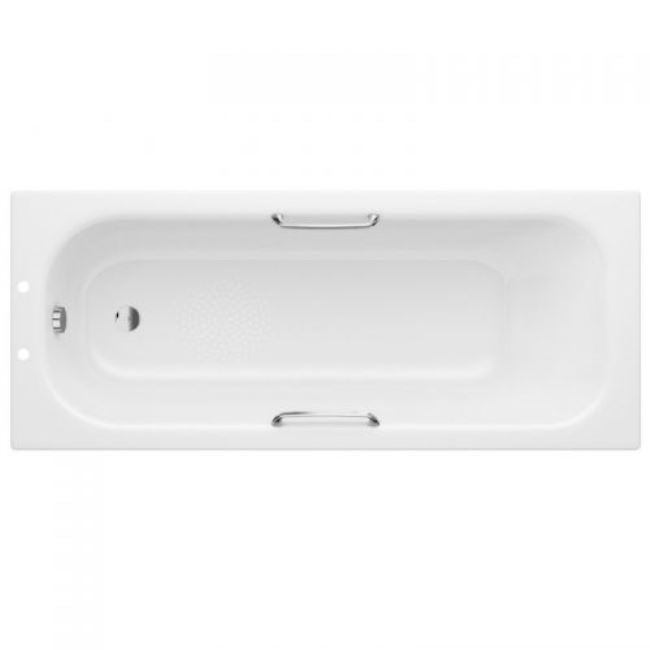 Bramley Steel Single Ended Bath with Grips and Anti-Slip 1700 x 700mm